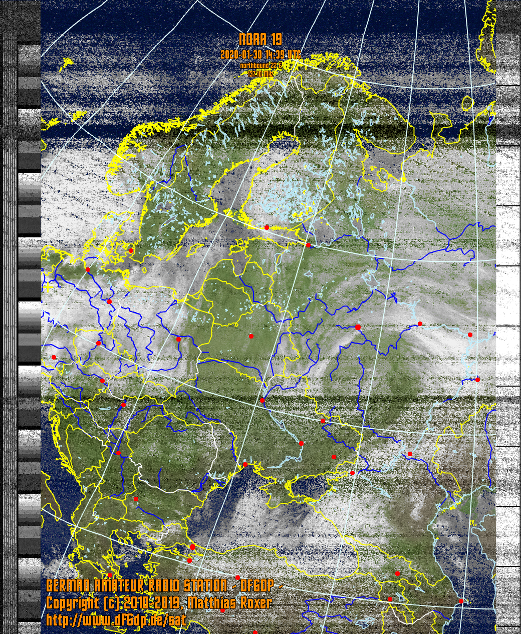 weather satellite photos with wxtoimg